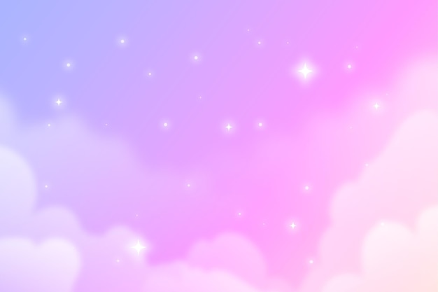 Gradient pastel sky background