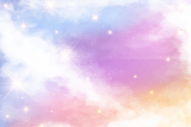 Free Vector gradient pastel sky background