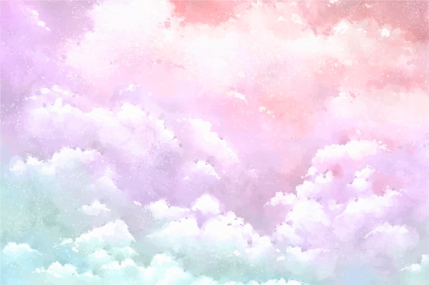 Gradient pastel sky background