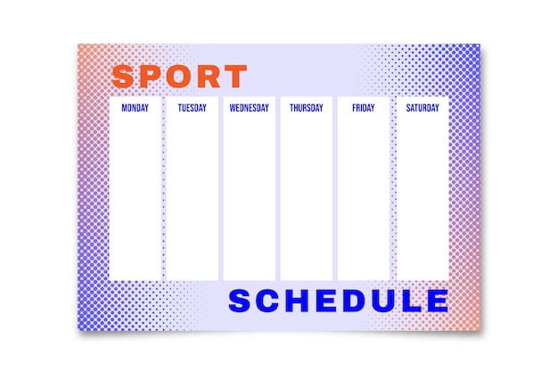 Gradient personal trainer schedule