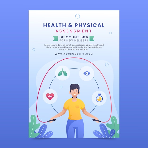 Gradient physical assessment poster