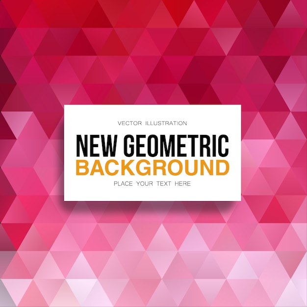 Gradient pink geometric background