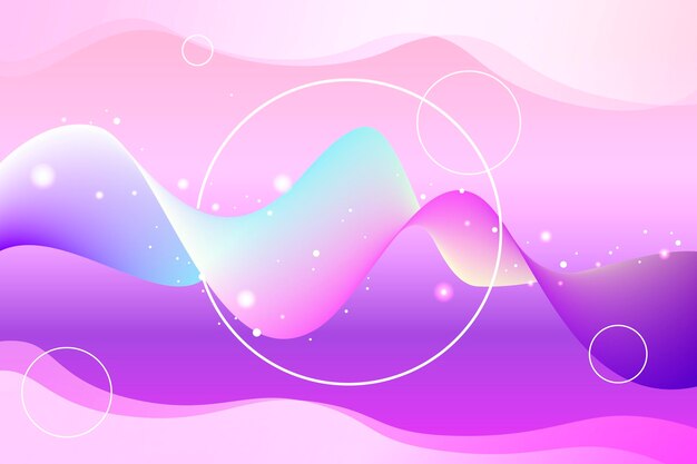 Gradient pink shades wavy background