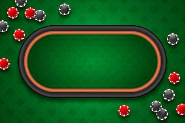 Free Vector gradient poker table background