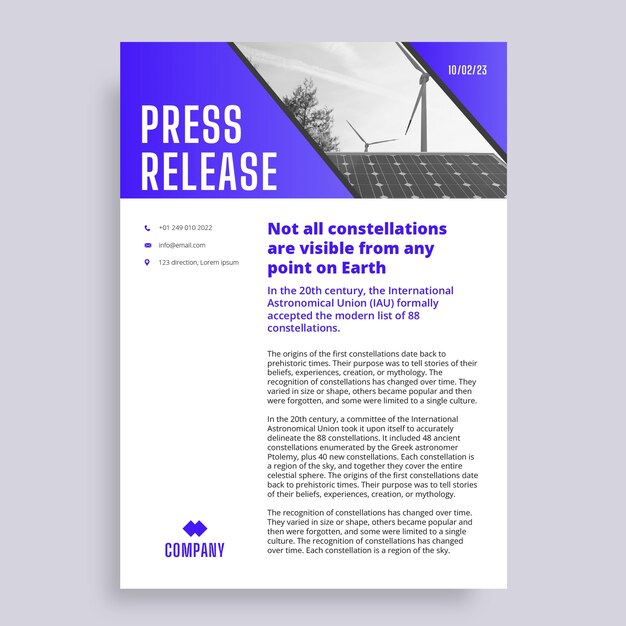 Gradient professional business press release