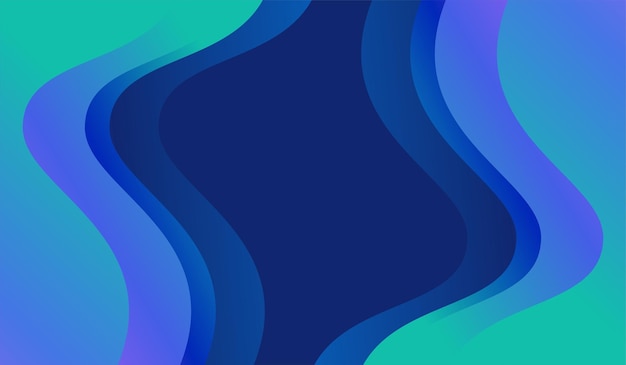 Free Vector gradient purple blue wave background abstract