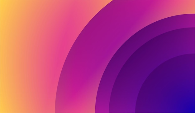 Gradient purple wave colorful background modern abstract