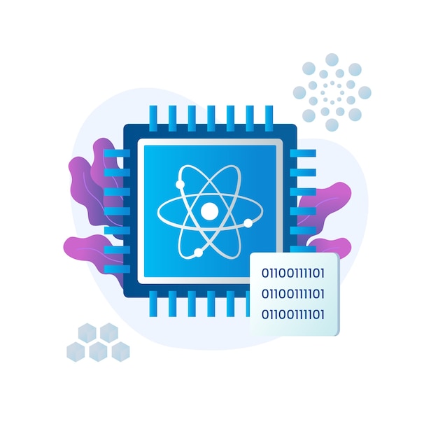 Gradient quantum illustration