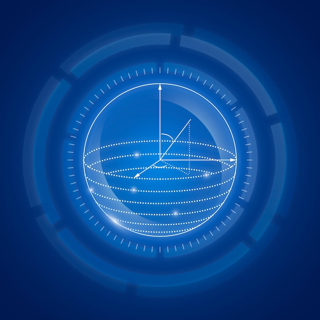 Gradient quantum illustration