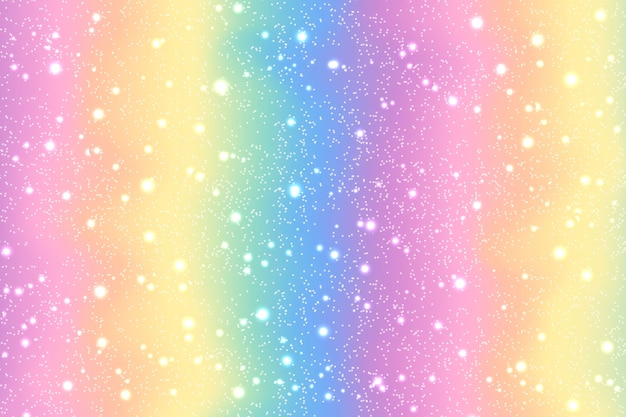 Gradient rainbow glitter background