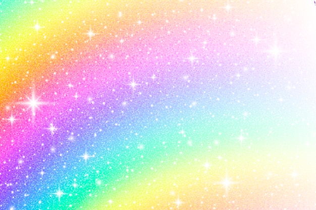 Gradient rainbow glitter background