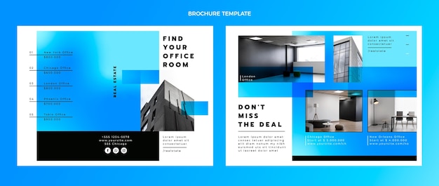 Gradient real estate brochure