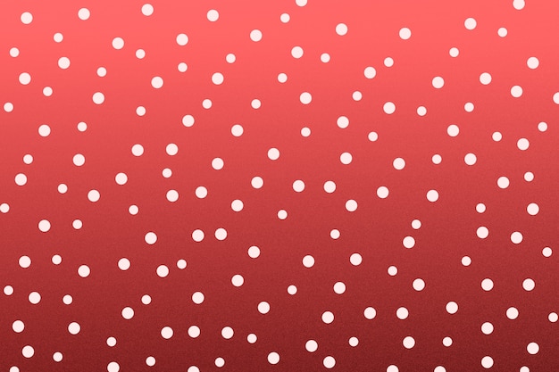 Gradient red polka dot background