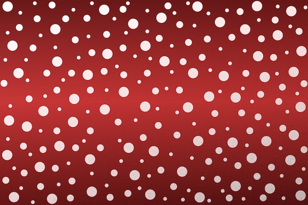 Gradient red polka dot background