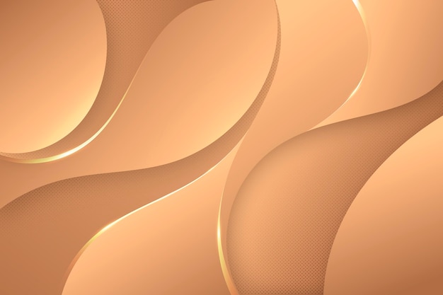 Gradient smooth background with golden lines