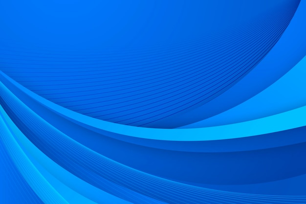 Gradient smooth blue lines background