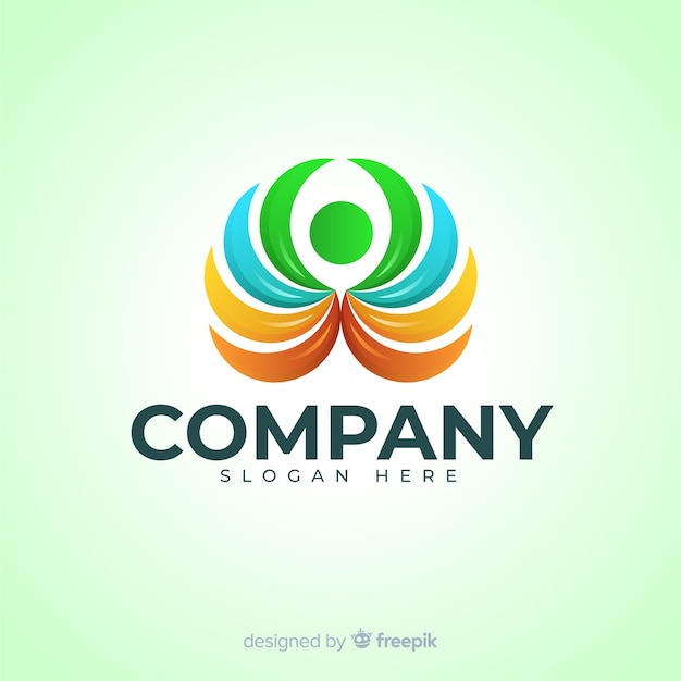 Gradient social media logo