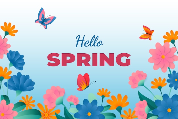 Gradient spring background