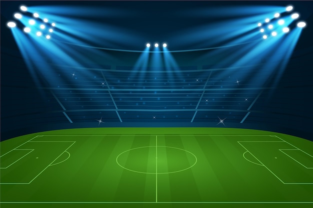 Free vector gradient style football field background