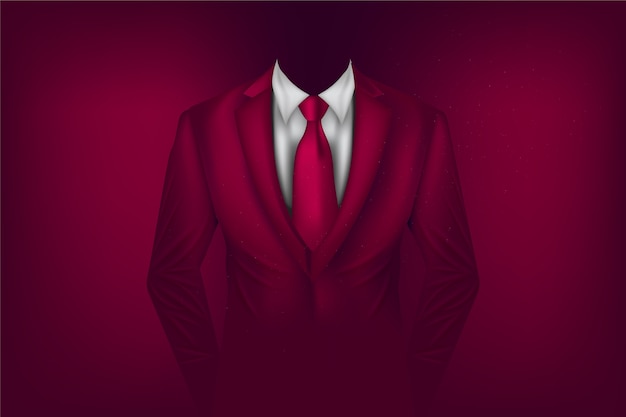 Free vector gradient suit background