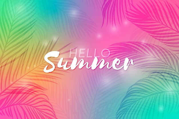 Gradient summer background