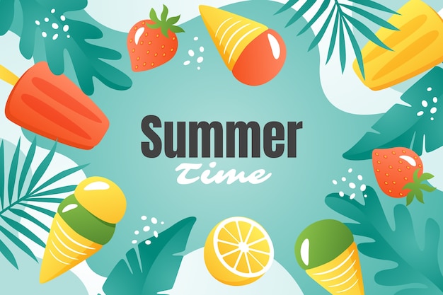 Gradient summer background