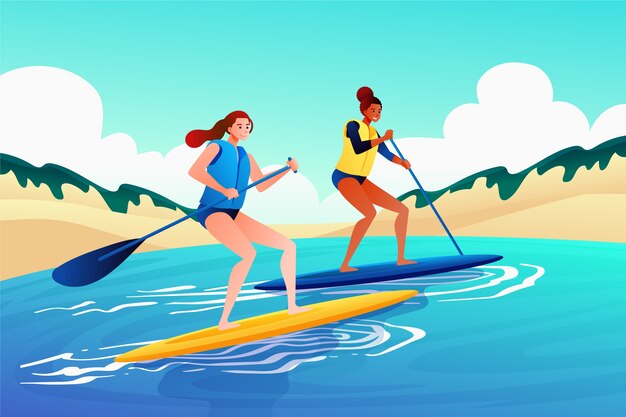 Gradient sup illustration