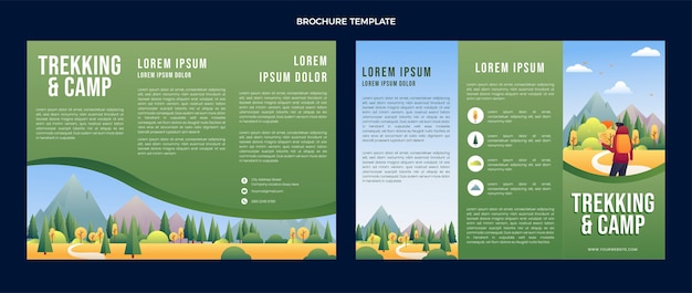 Gradient trekking brochure