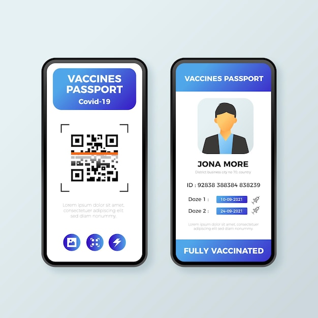 Gradient vaccination passport