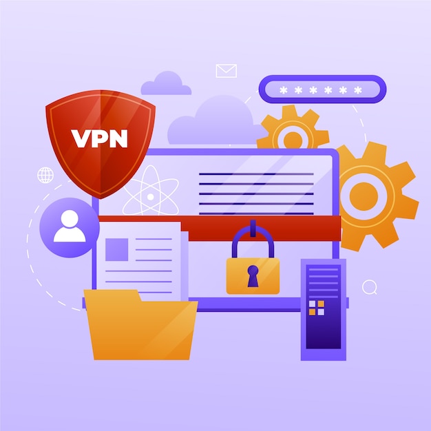 Gradient vpn illustration