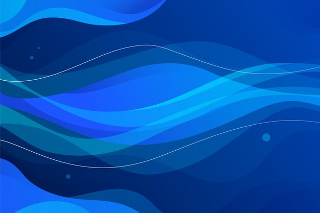 Gradient wavy background