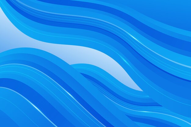 Gradient wavy background