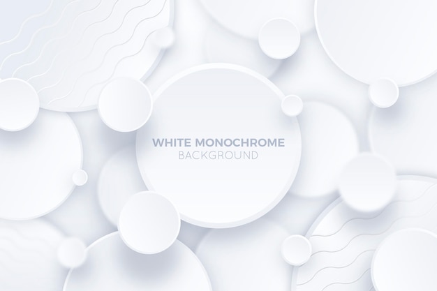 Gradient white monochrome background