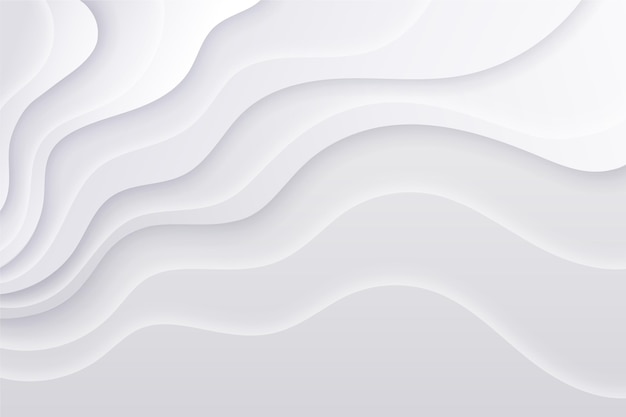 Free vector gradient white monochrome background