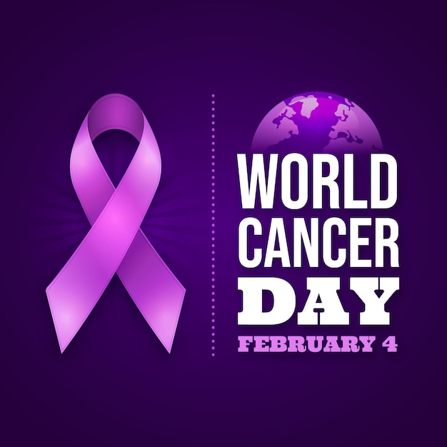 Gradient world cancer day