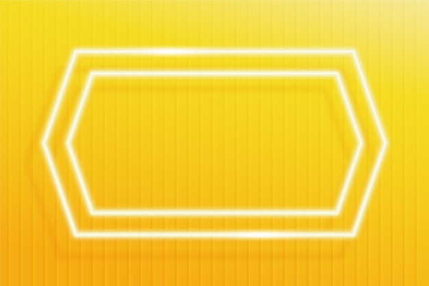 Gradient yellow neon background