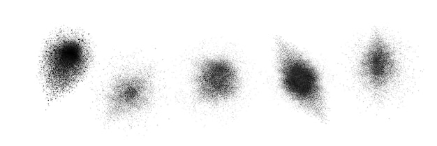 Free Vector grain noise gradient with dot spray effect vector