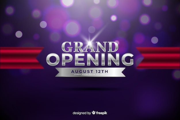 Grand opening