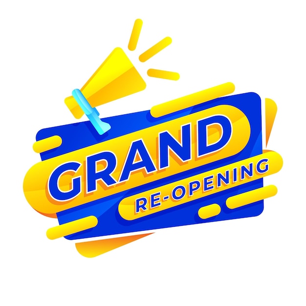 Grand re-opening concept