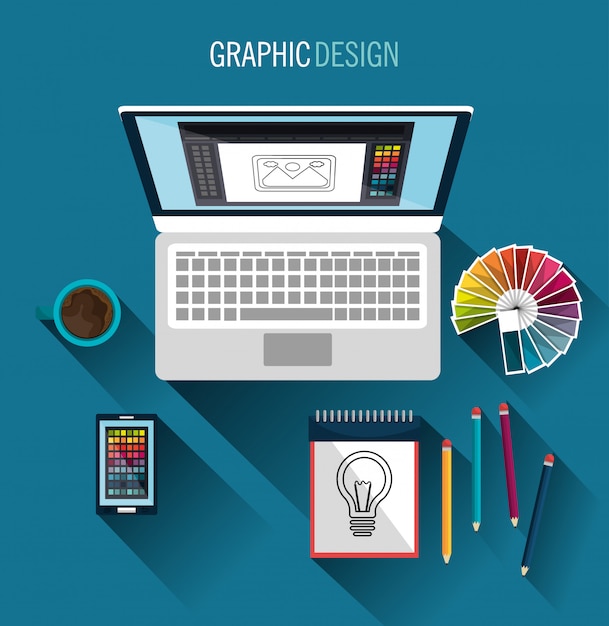 Free Vector graphic design art and profession theme