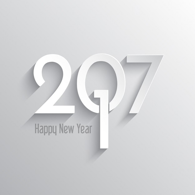 Free Vector gray background for new year