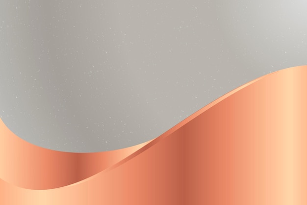 Free Vector gray background with copper wave