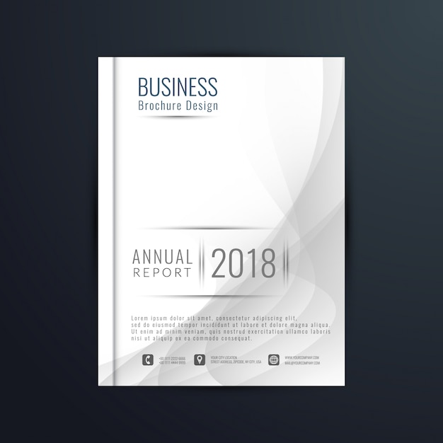 Gray cover of annual report