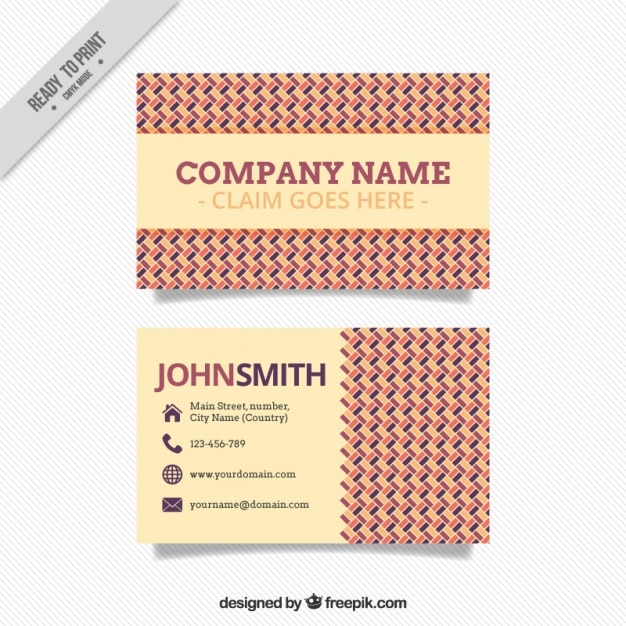 Great abstract business card