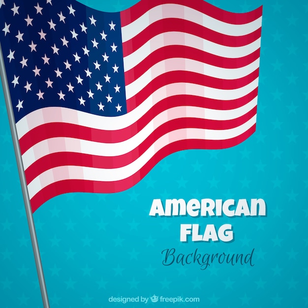 Great american flag background