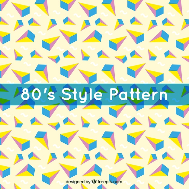 Free vector great pattern with colorful polygons