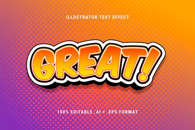 Great text effect with halftone dots