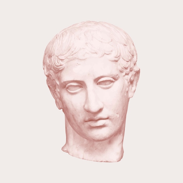 Free Vector greek god statue aesthetic post