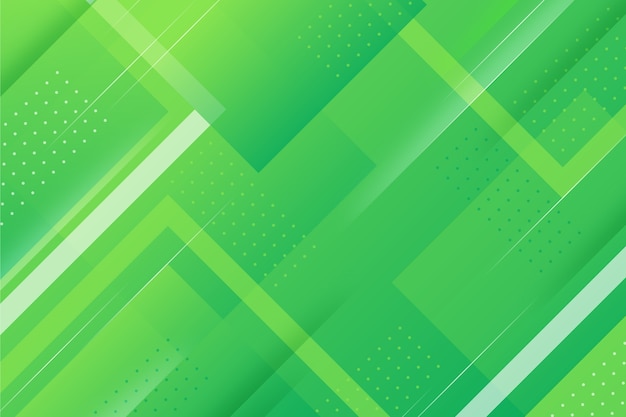 Green abstract geometric background