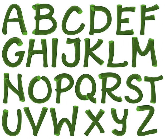 Green alphabet